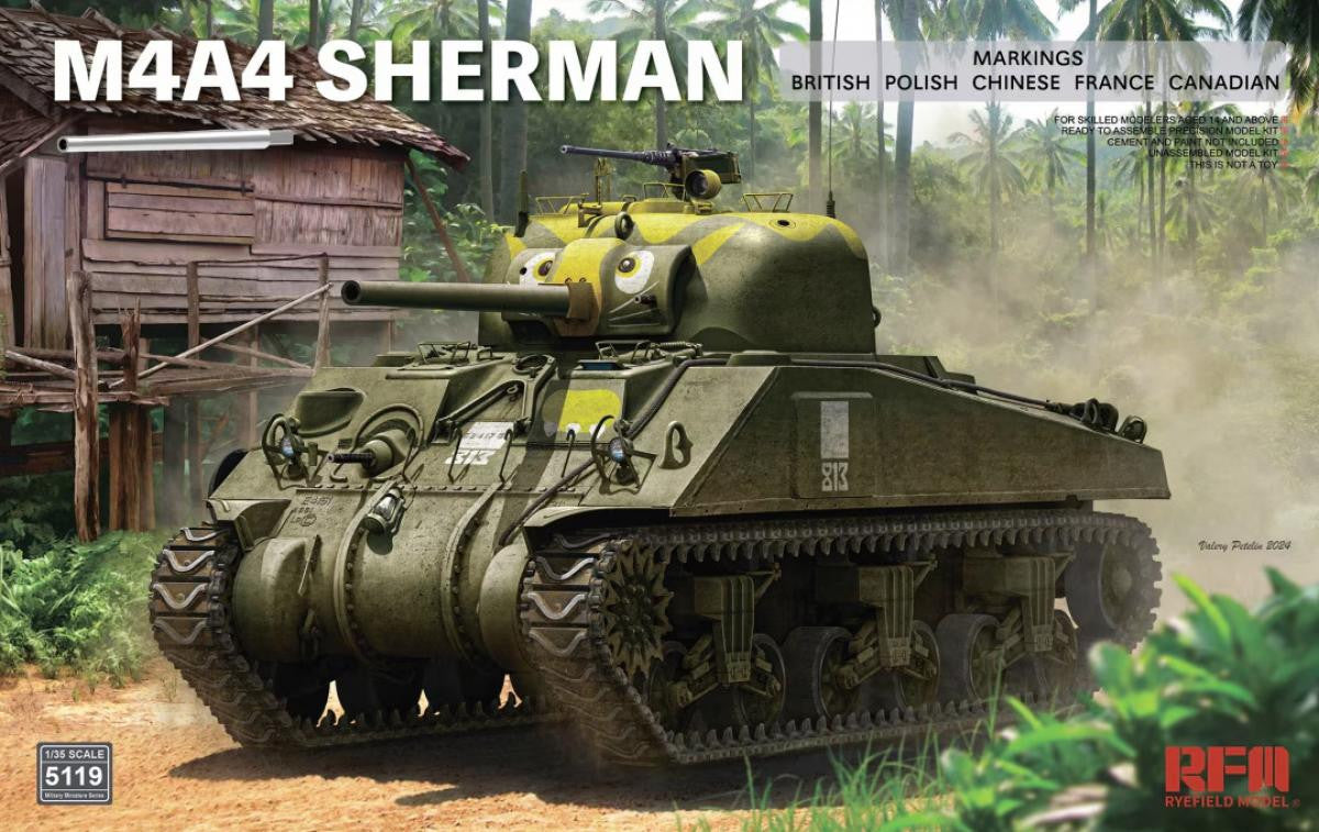 Rye Field Model 1/35 M4A4 Sherman 5119